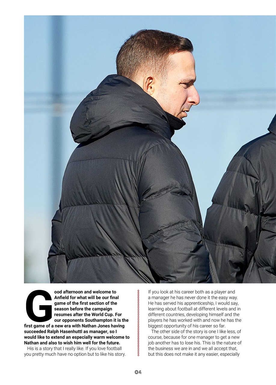 Liverpool FC Programmes Preview Pages