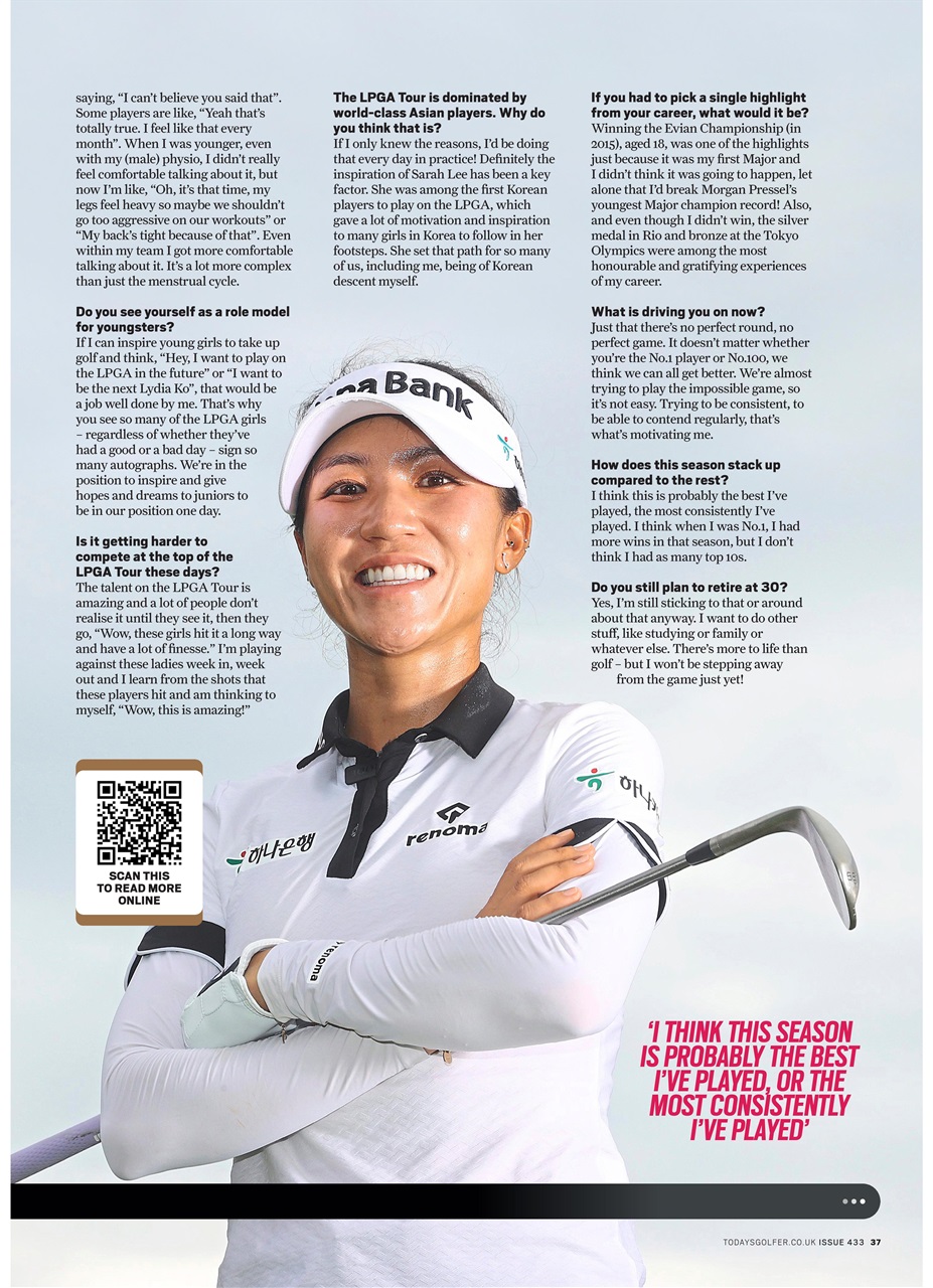 Today's Golfer Preview Pages