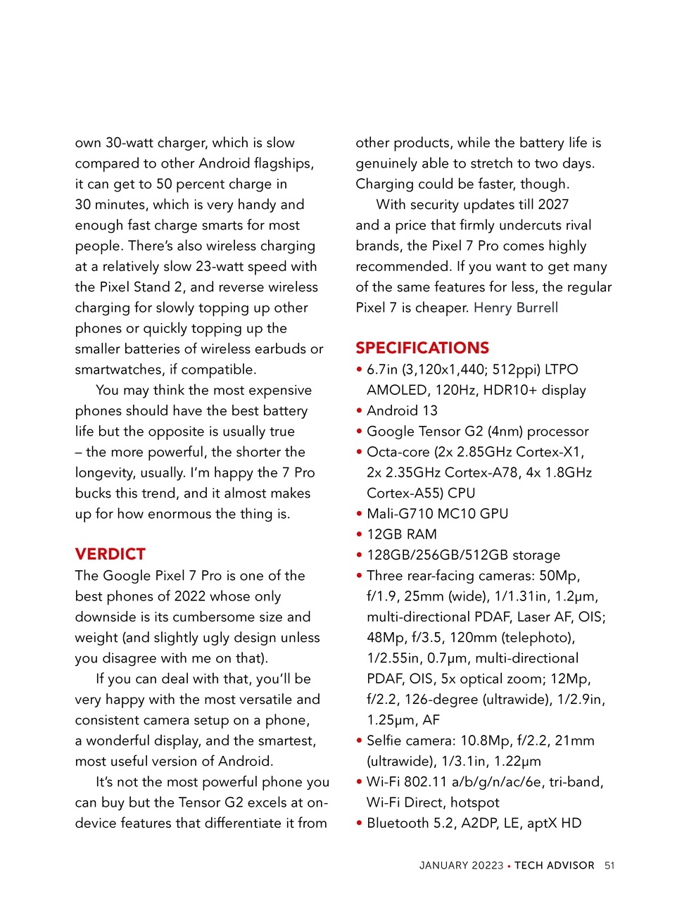 Tech Advisor Preview Pages