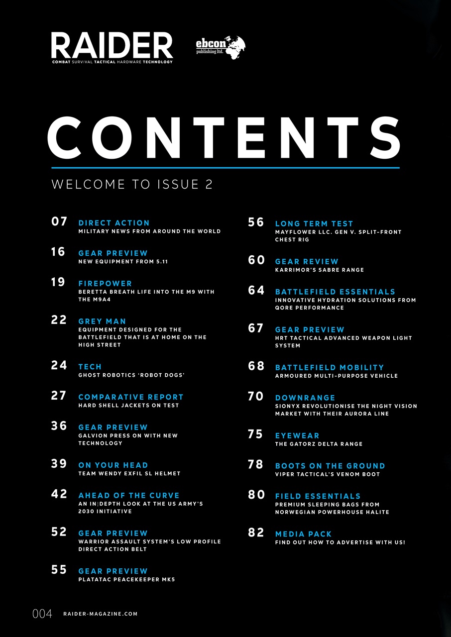 Raider Preview Pages