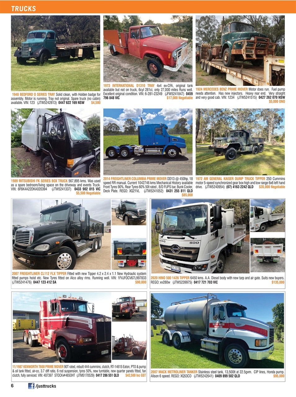 JUST TRUCKS Preview Pages