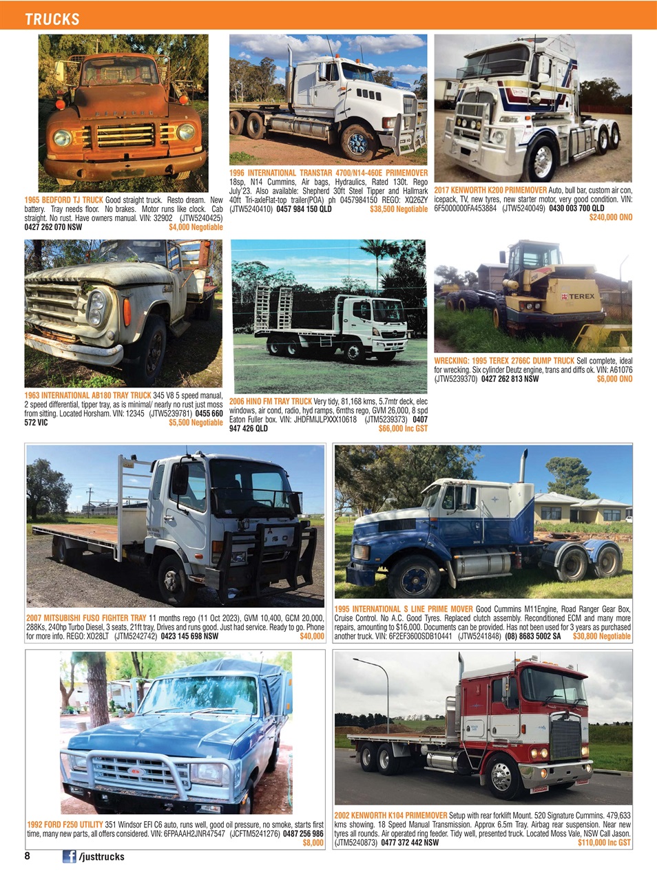 JUST TRUCKS Preview Pages