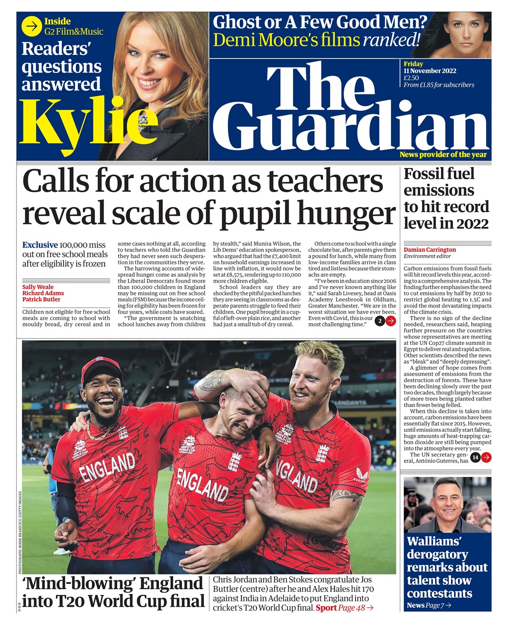 The Guardian Newspaper Preview Pages