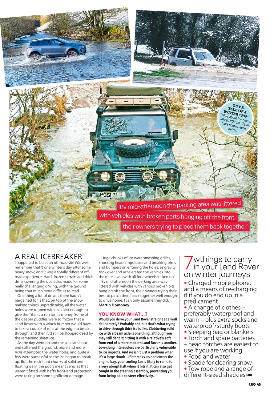 Land Rover Owner Preview Pages