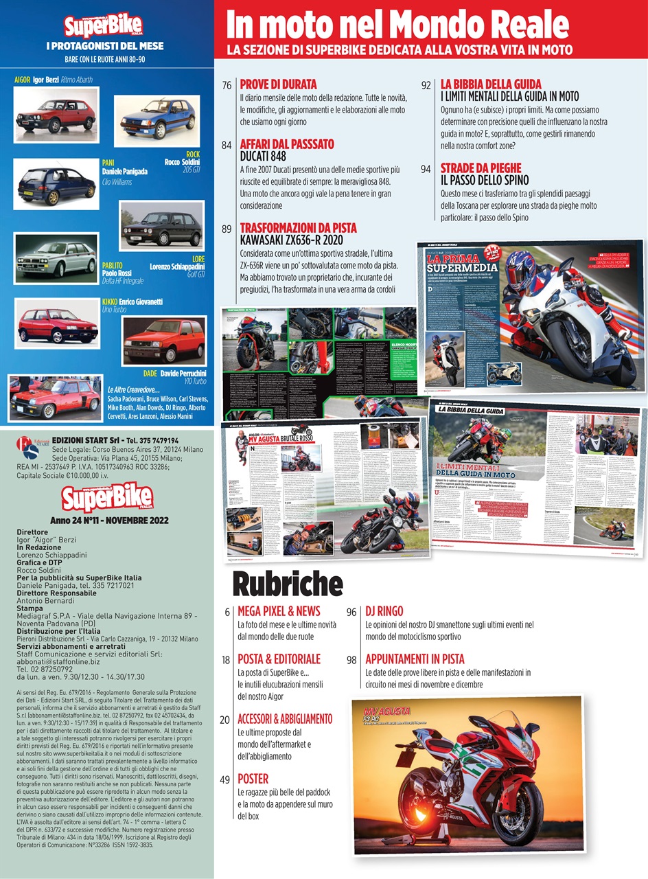 Superbike Italia Preview Pages