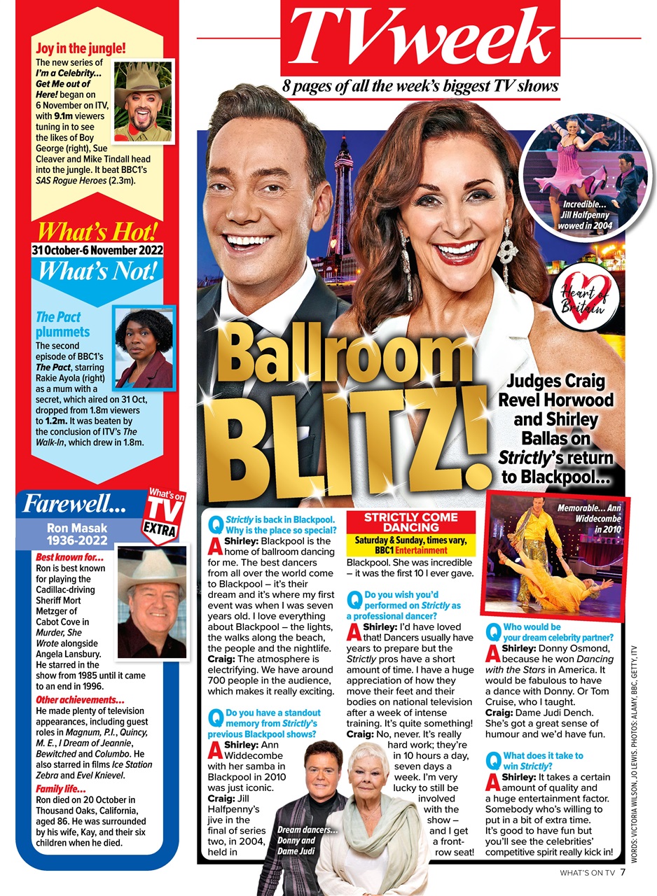 What's on TV Preview Pages