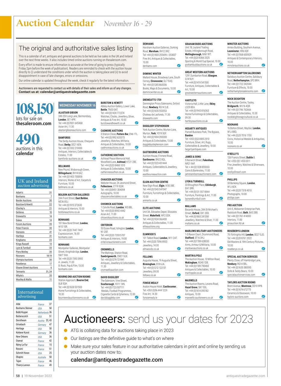 Antiques Trade Gazette Preview Pages