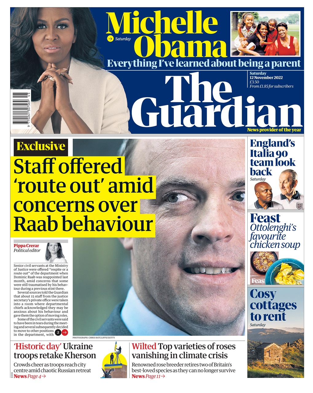 The Guardian Newspaper Preview Pages