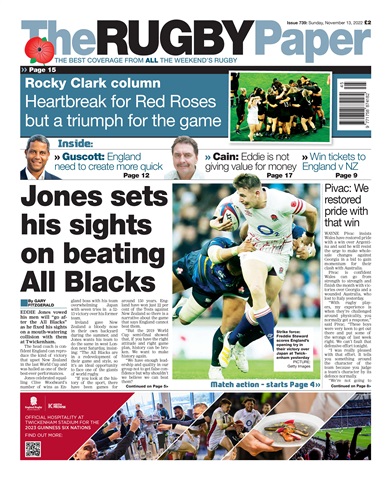 The Rugby Paper issue 13 Nov 2022
