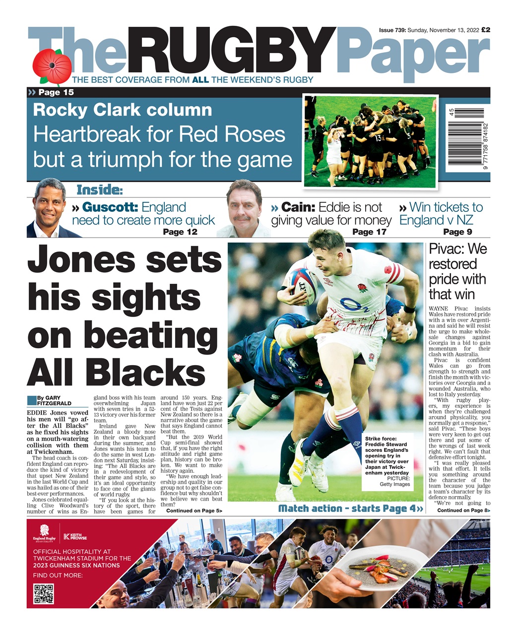 The Rugby Paper Preview Pages
