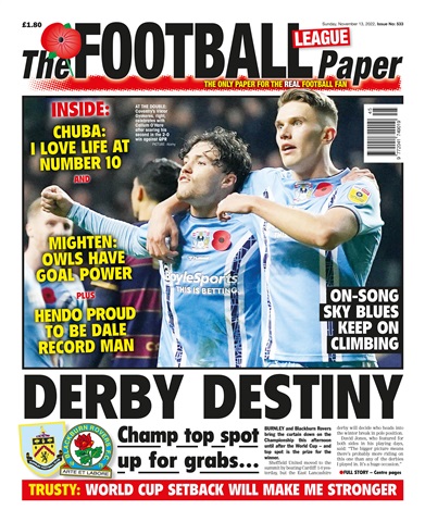 The Football League Paper issue 13-Nov-2022
