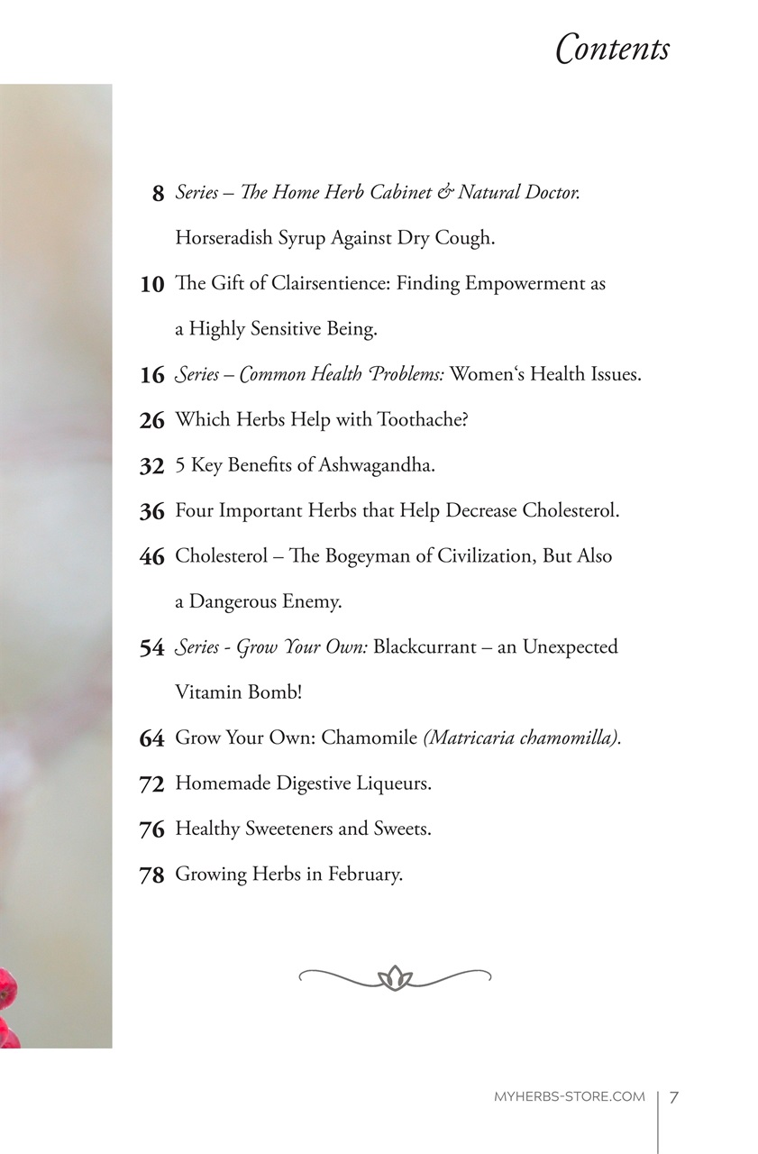 My Herbs Magazine Preview Pages