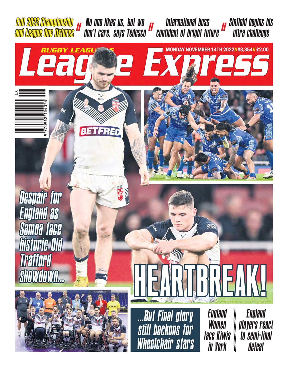 League Express Preview Pages