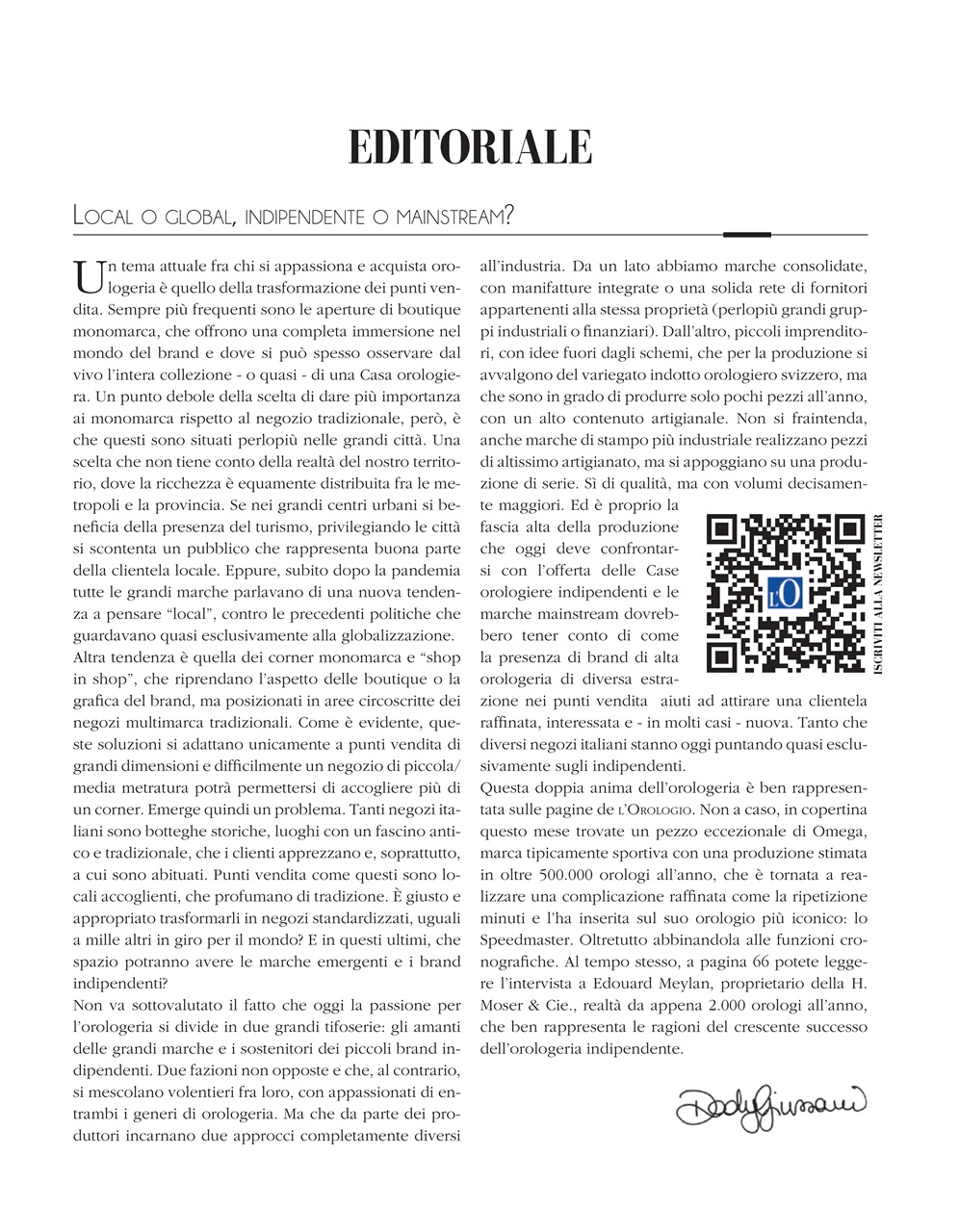 L'Orologio Preview Pages