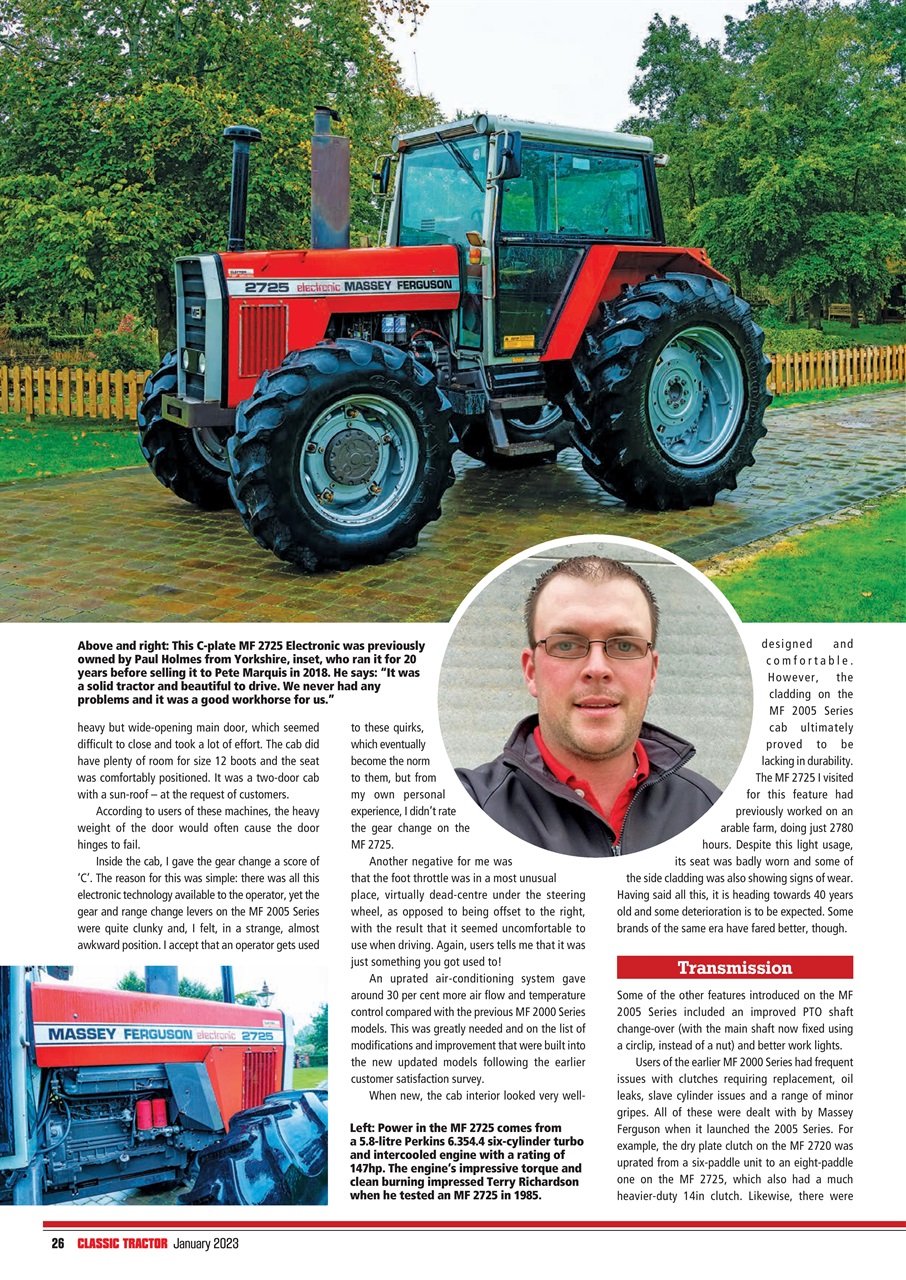 Classic Tractor Preview Pages