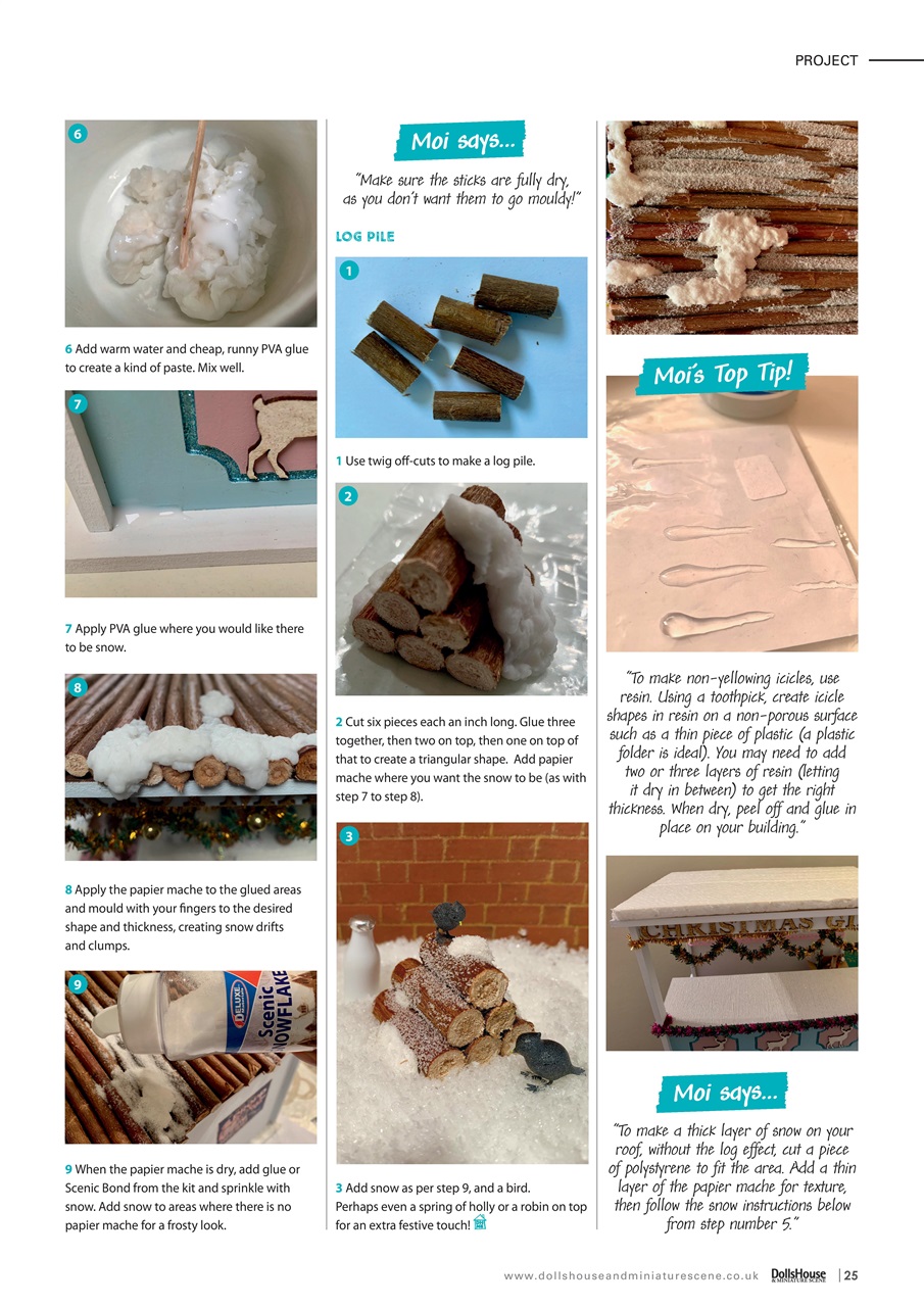 Dolls House and Miniature Scene Preview Pages