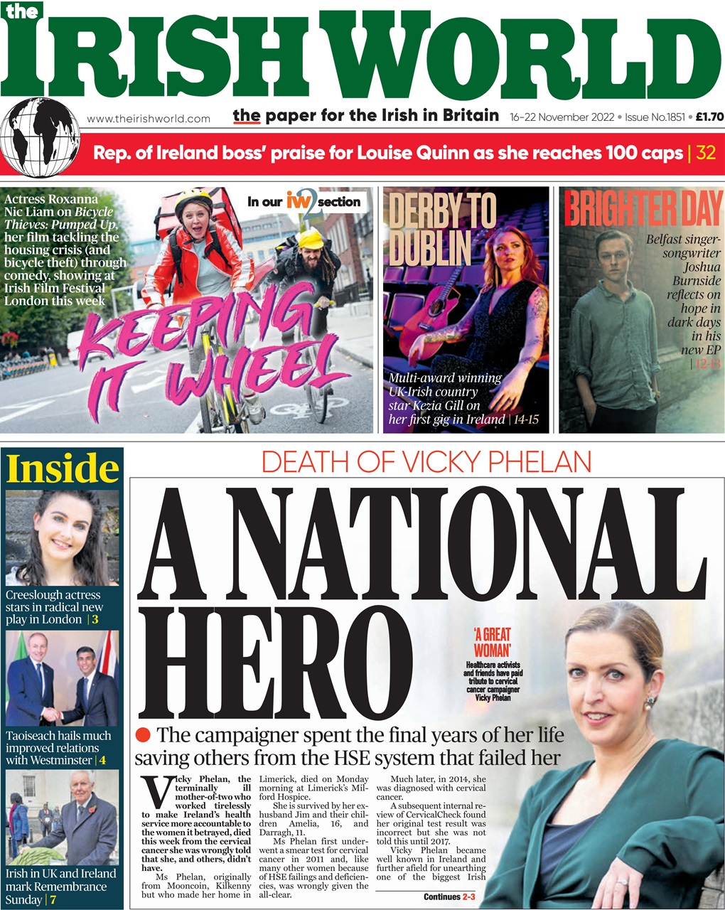 Irish World Preview Pages