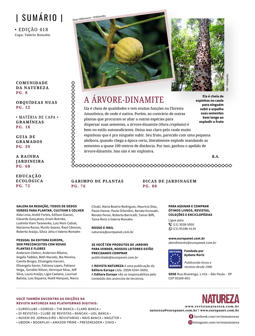 Natureza Preview Pages