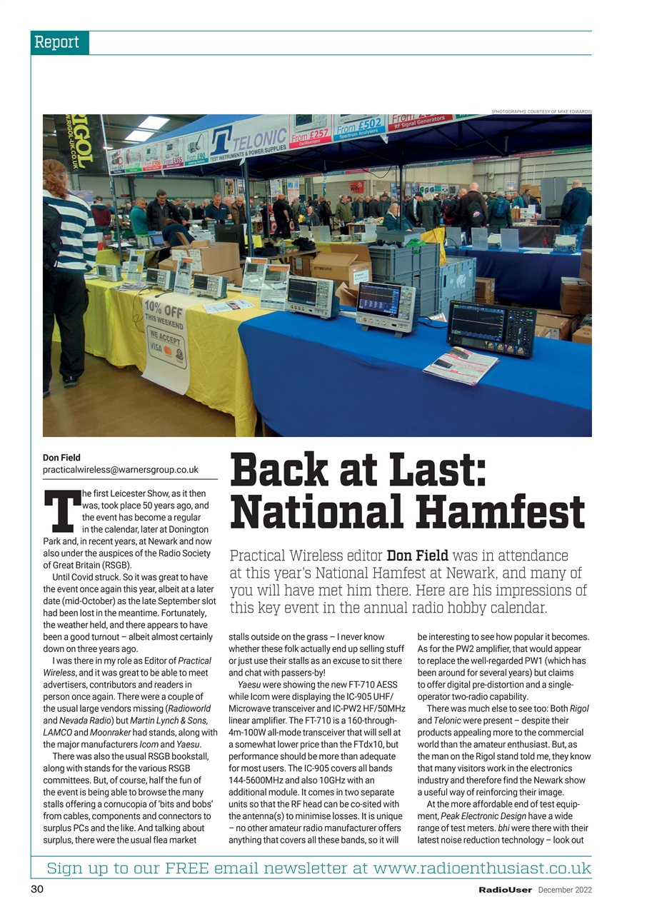 Radio User Preview Pages