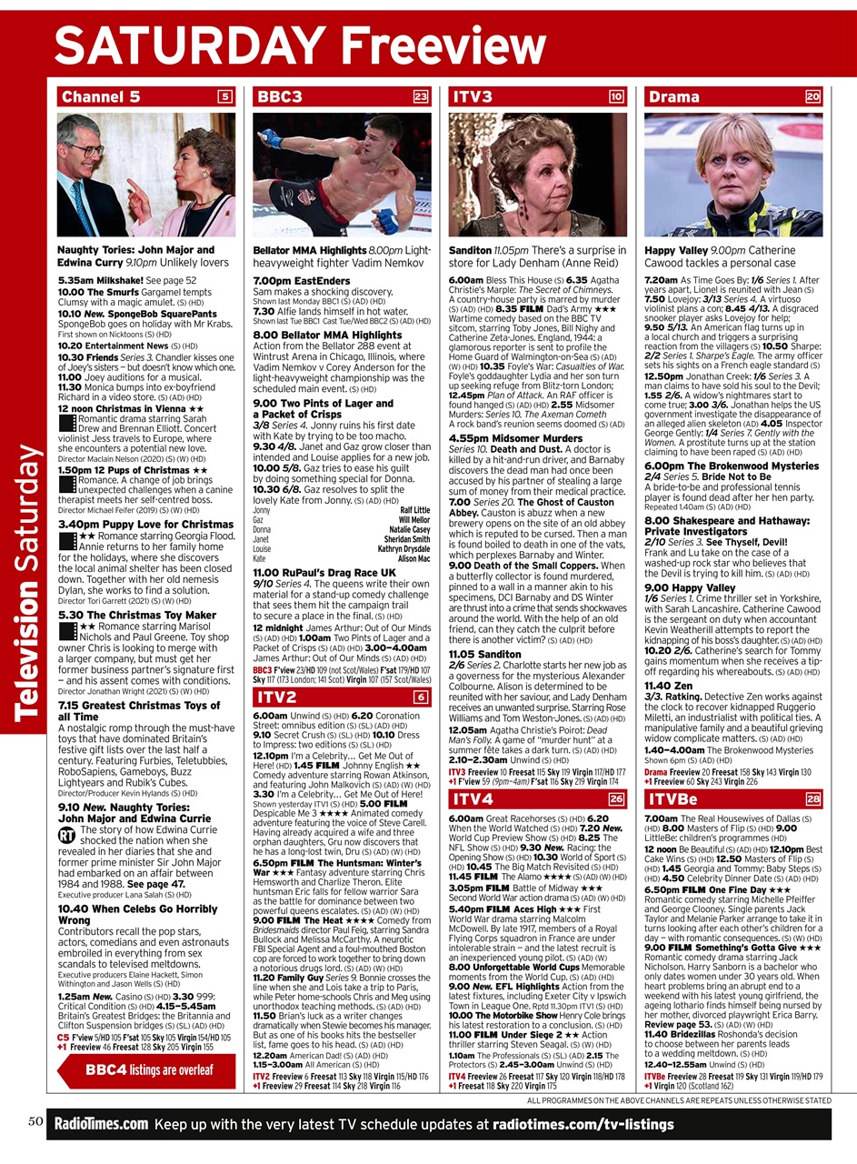 Radio Times Preview Pages