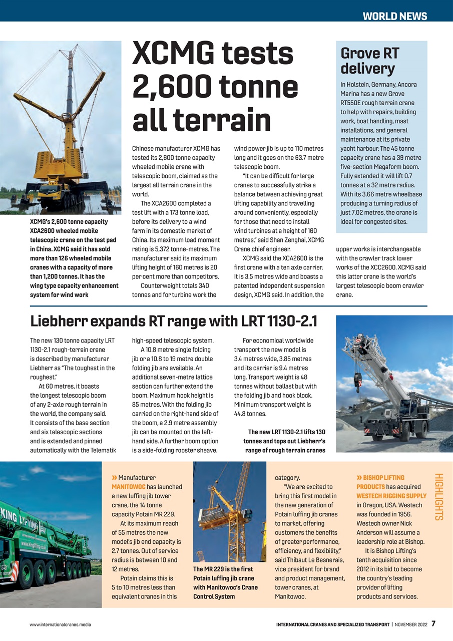 Int. Cranes and Specialized Transp Preview Pages