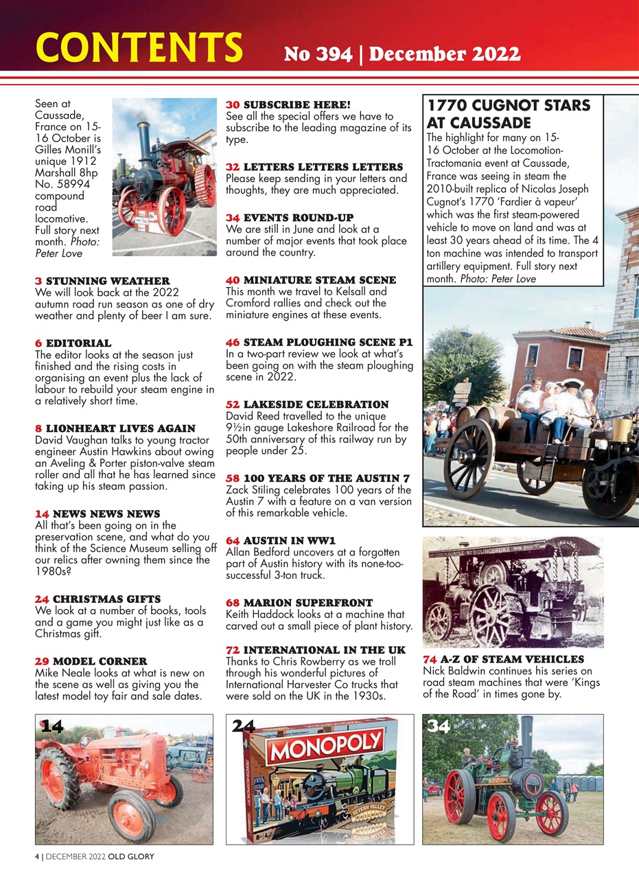 Old Glory Magazine Preview Pages