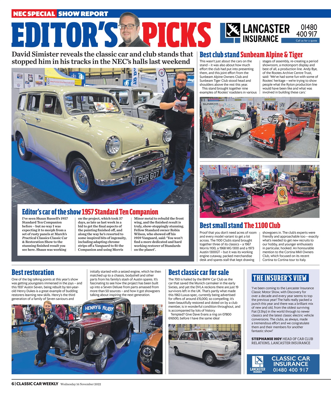 Classic Car Weekly Preview Pages