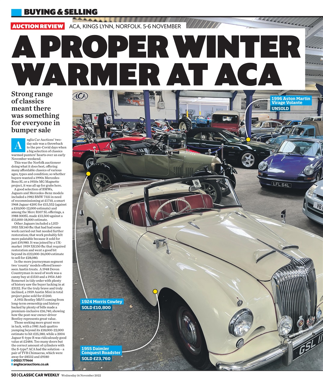 Classic Car Weekly Preview Pages