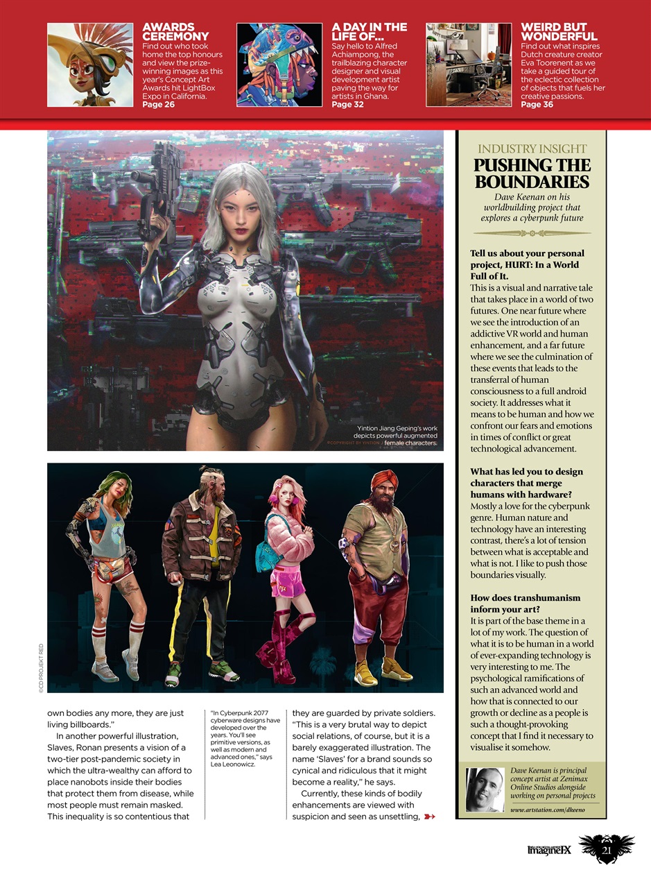 ImagineFX Preview Pages