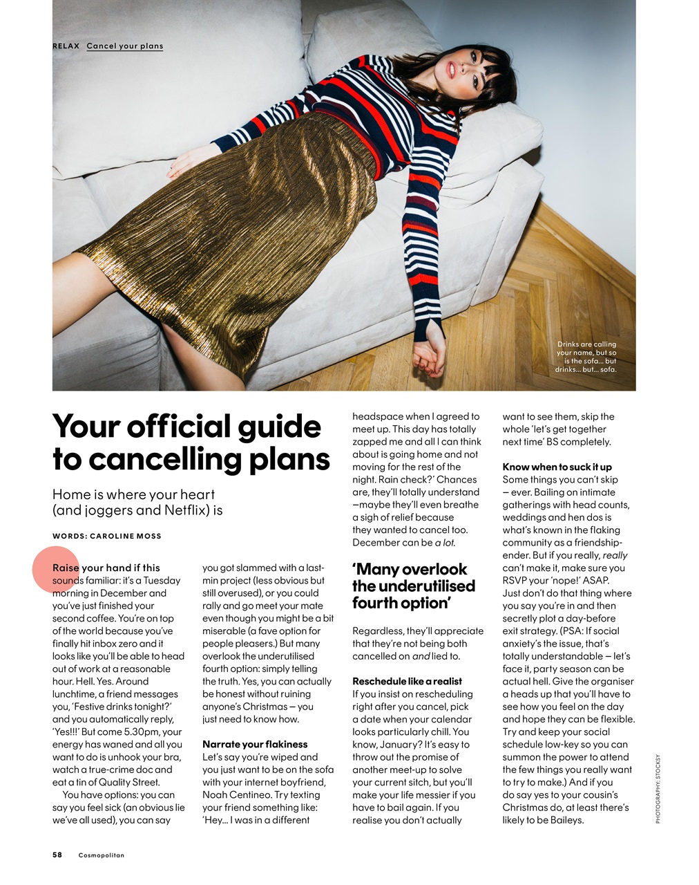 Cosmopolitan Preview Pages