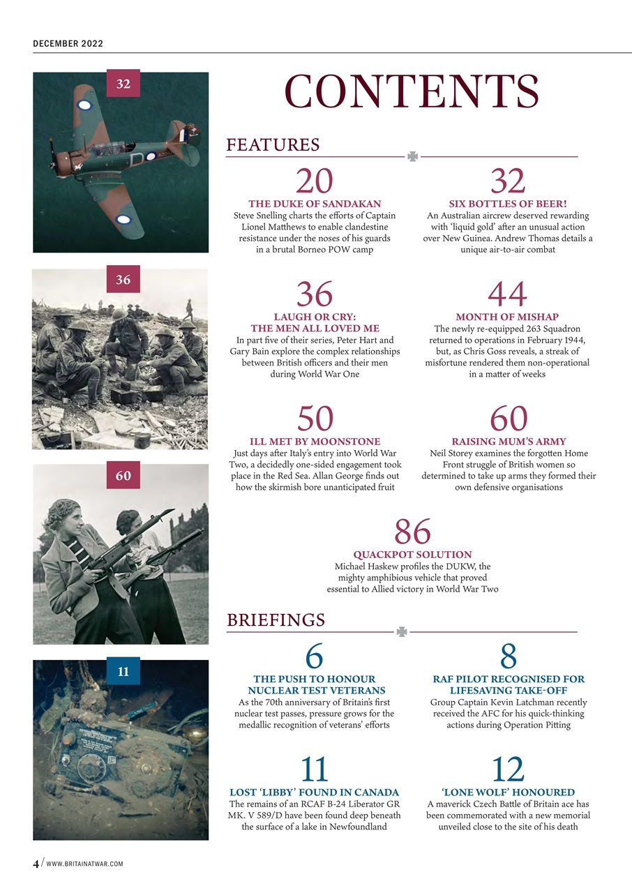 Britain at War Magazine Preview Pages