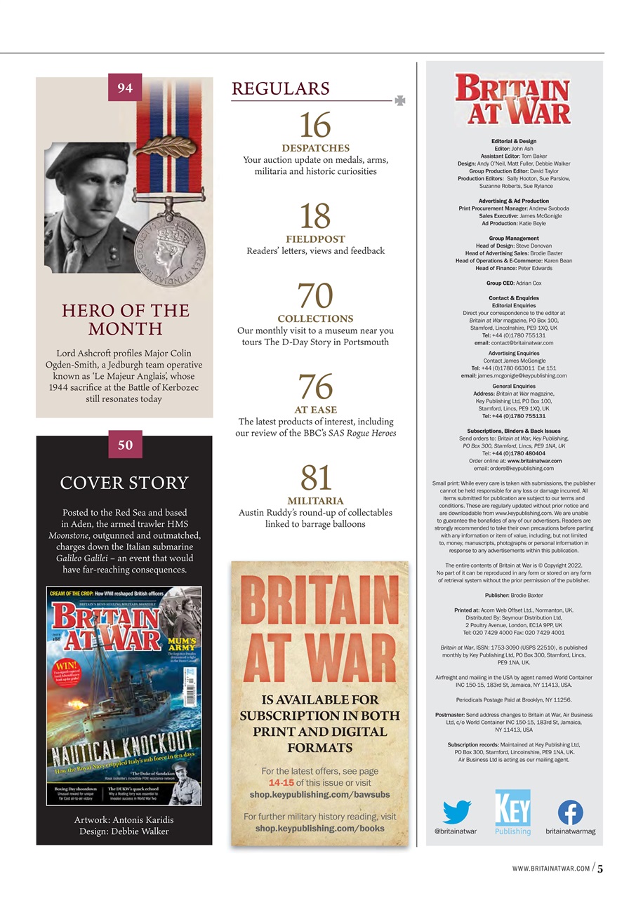 Britain at War Magazine Preview Pages