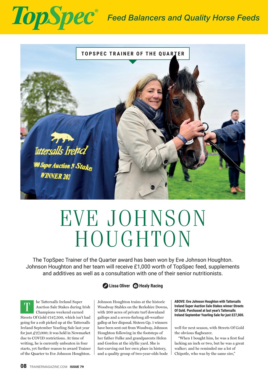 European Trainer Magazine - horse racing Preview Pages