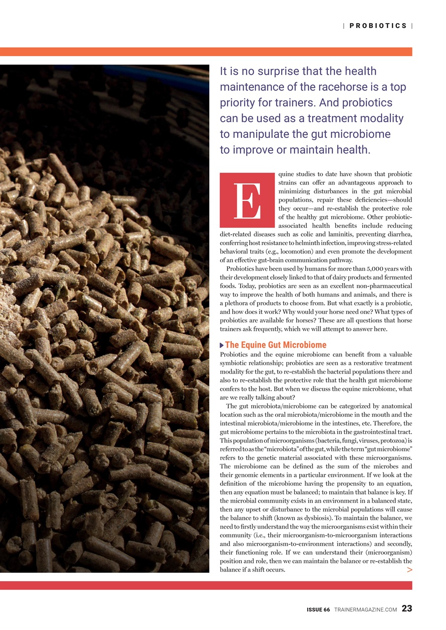 North American Trainer Magazine - horse racing Preview Pages