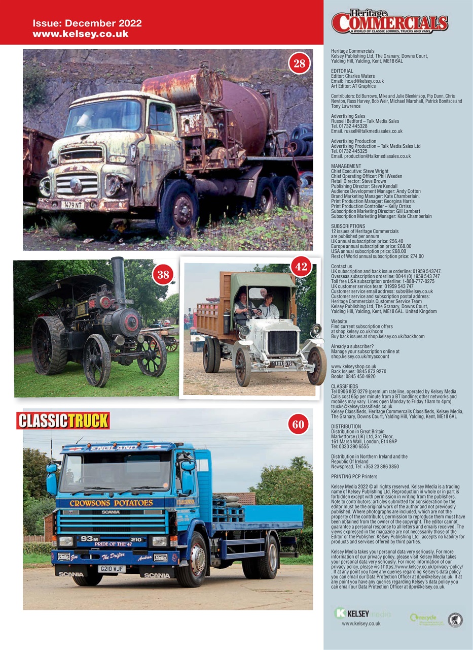 Heritage Commercials Magazine Preview Pages