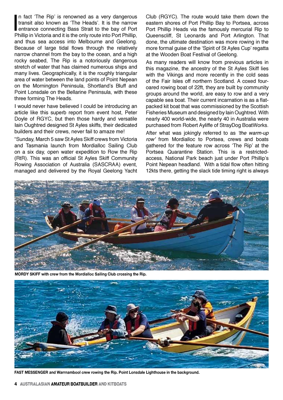 Australian Amateur Boat Builder Preview Pages