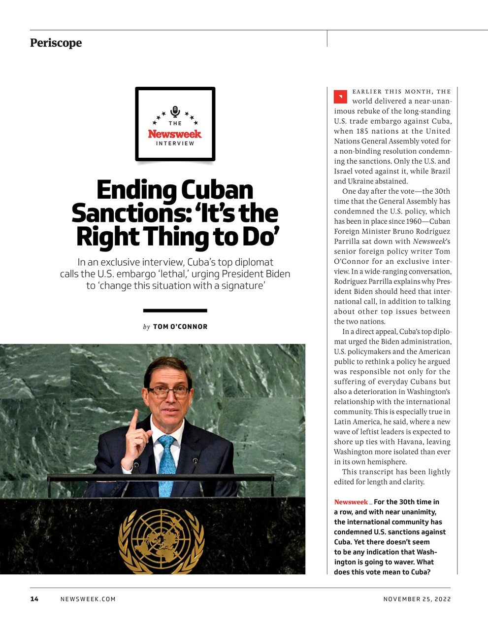 Newsweek International Preview Pages