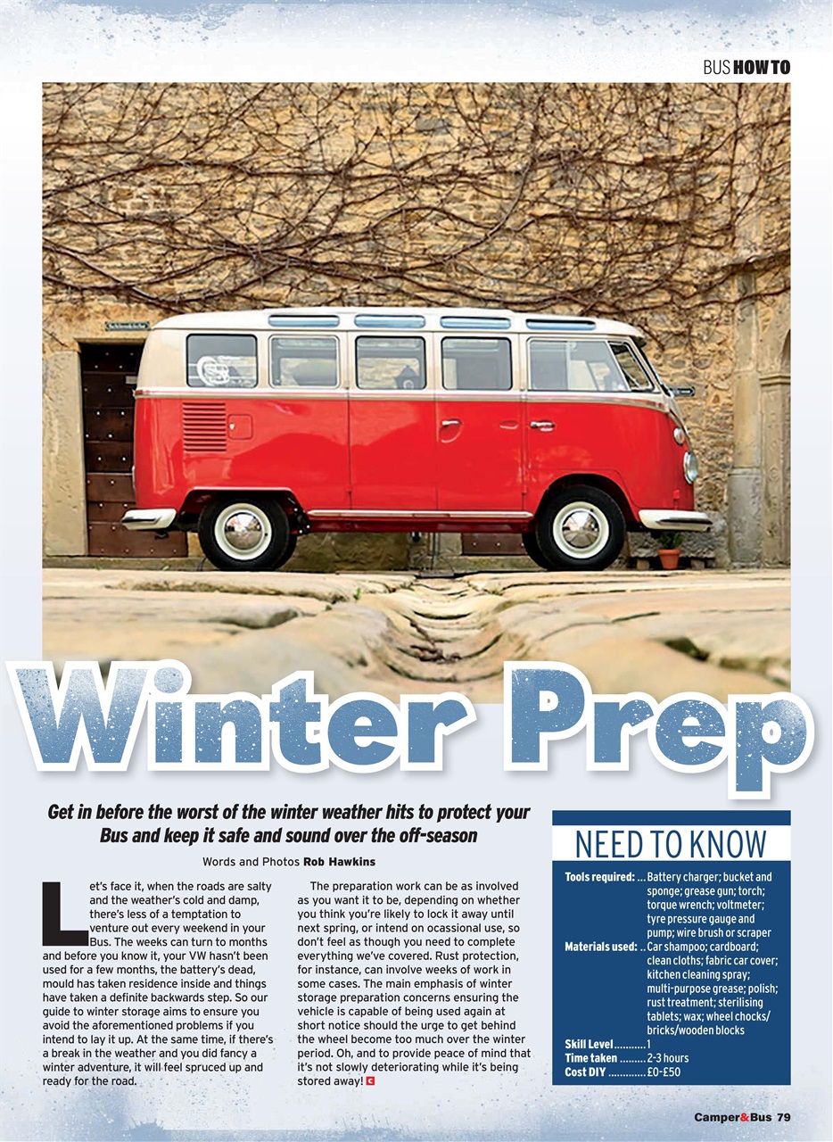 VW Camper Preview Pages