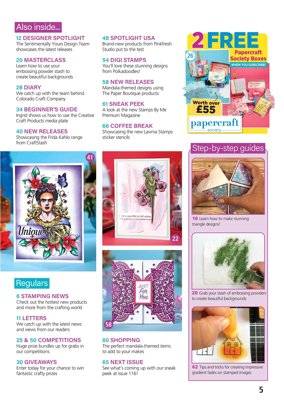 Creative Stamping Preview Pages