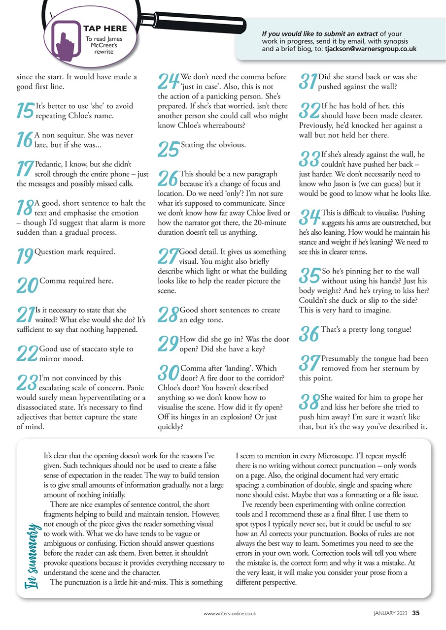 Writing Magazine Preview Pages