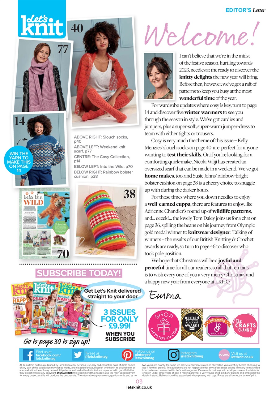 Let's Knit Preview Pages