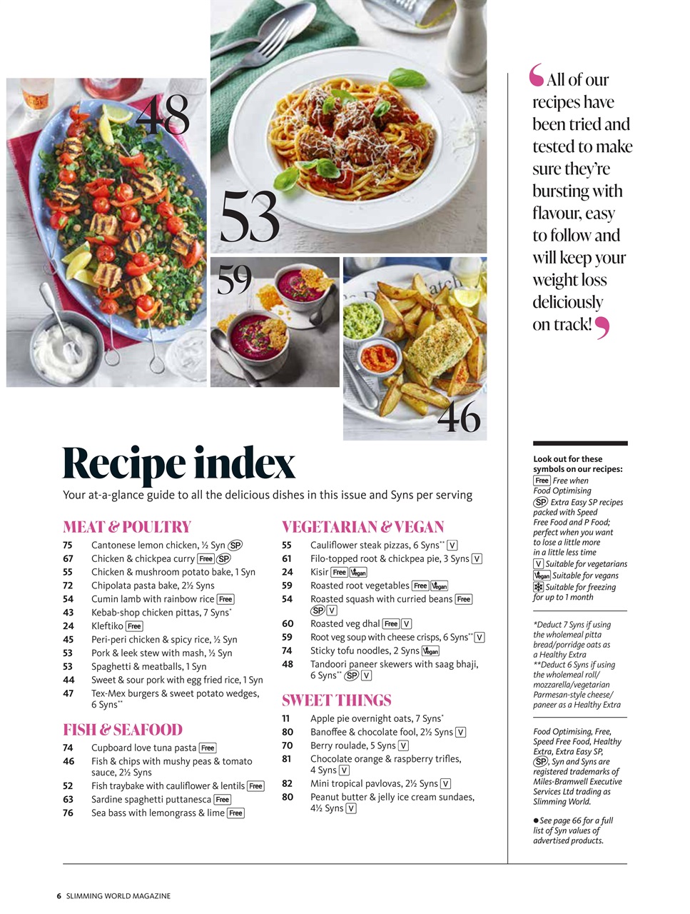 Slimming World Preview Pages