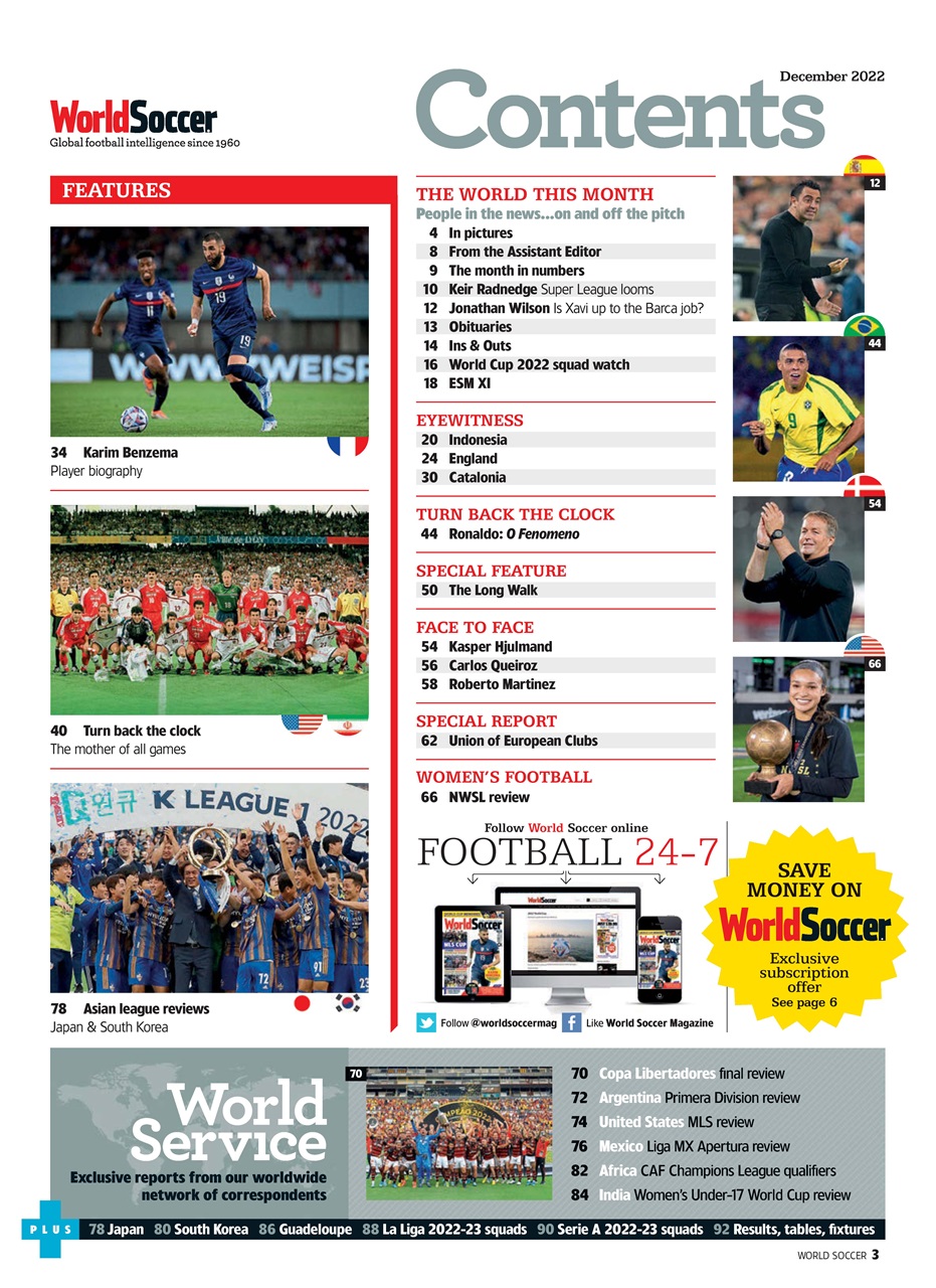 World Soccer Preview Pages