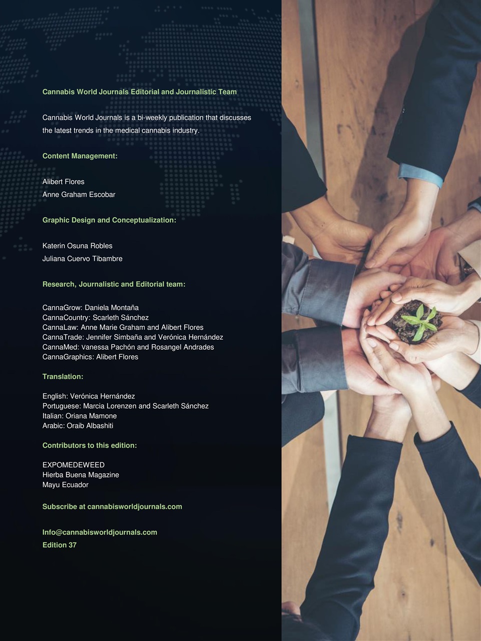 Cannabis World Journals Preview Pages