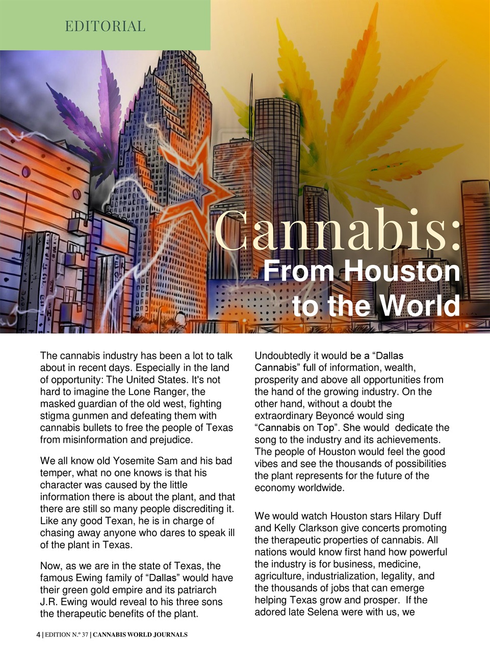 Cannabis World Journals Preview Pages