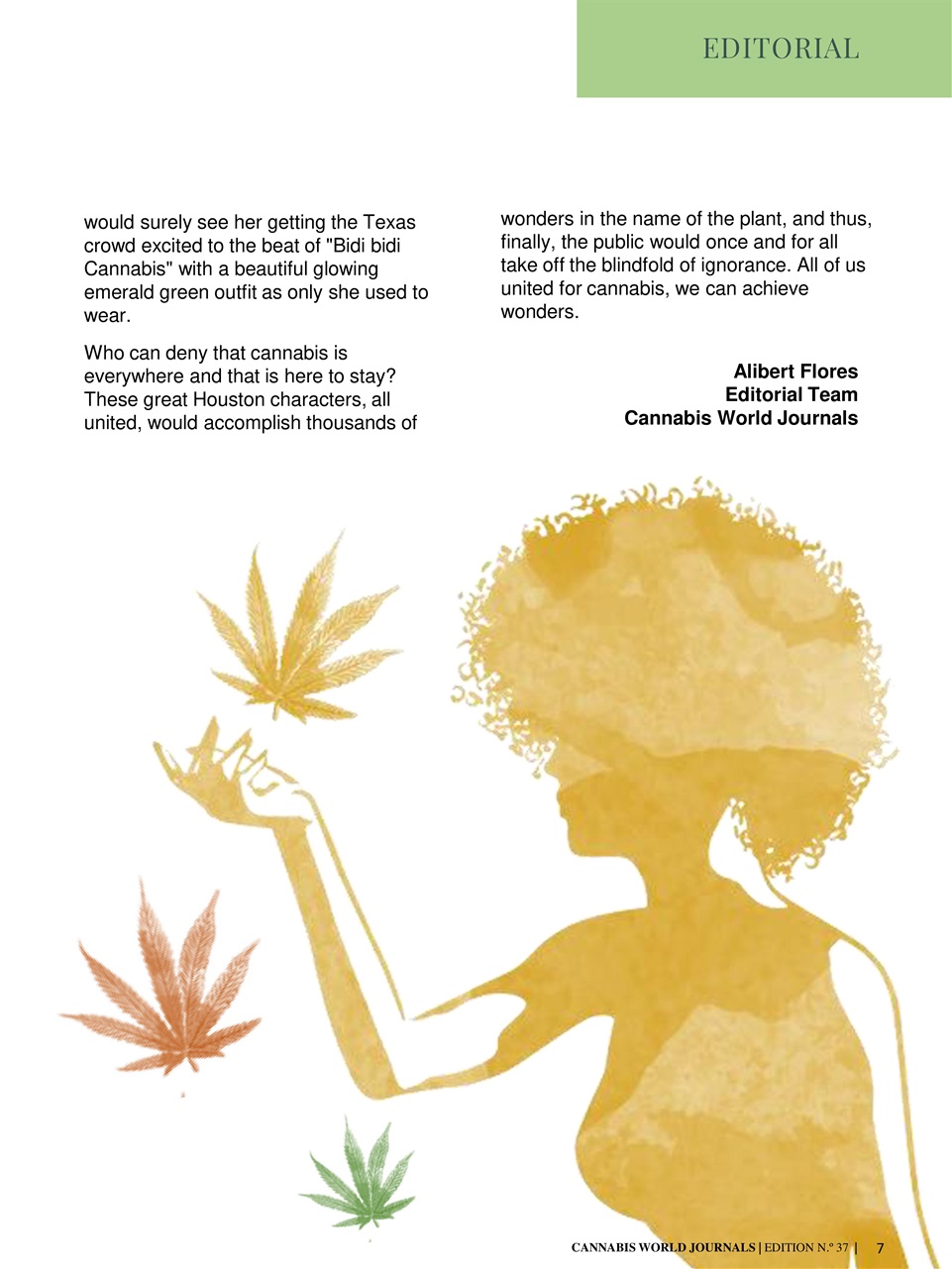 Cannabis World Journals Preview Pages