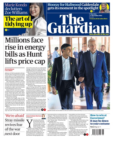 The Guardian Newspaper issue Thursday, November 17, 2022