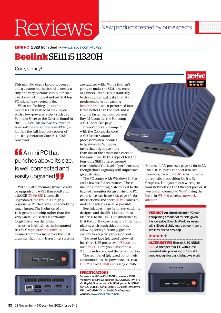 Computer Active Preview Pages