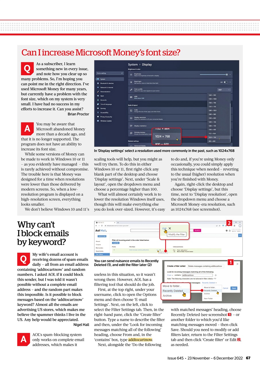 Computer Active Preview Pages