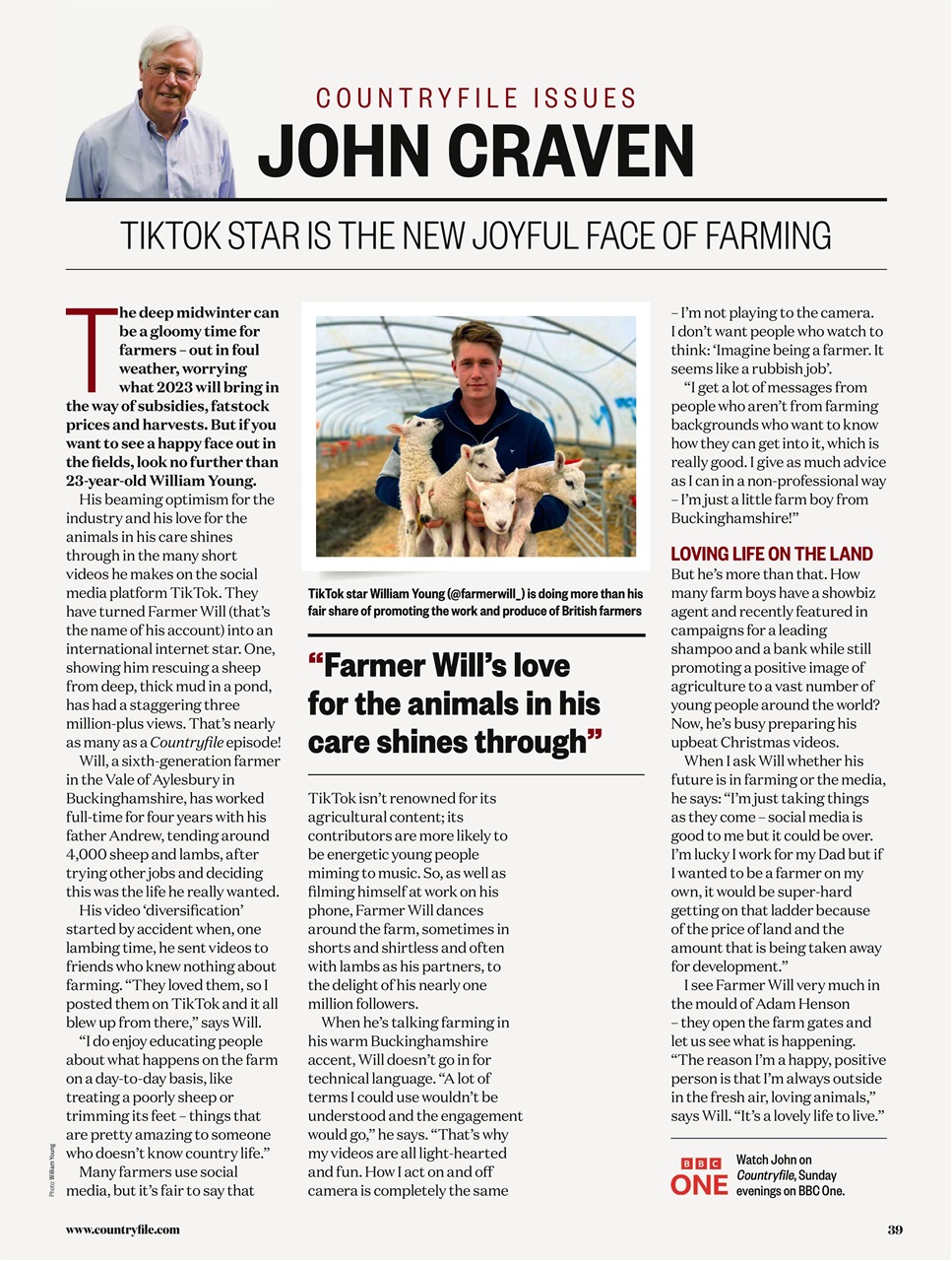 BBC Countryfile Magazine Preview Pages